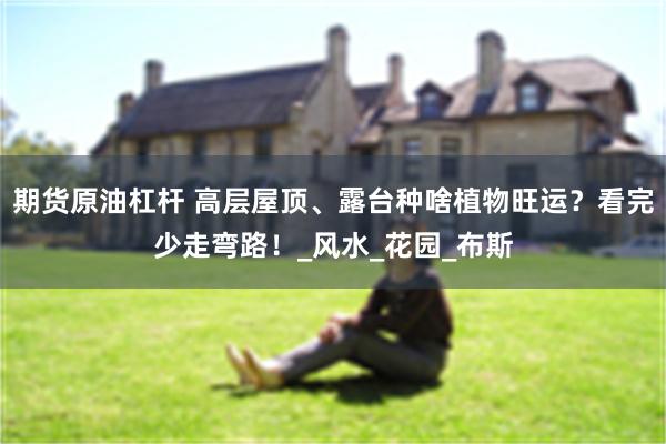 期货原油杠杆 高层屋顶、露台种啥植物旺运？看完少走弯路！_风水_花园_布斯