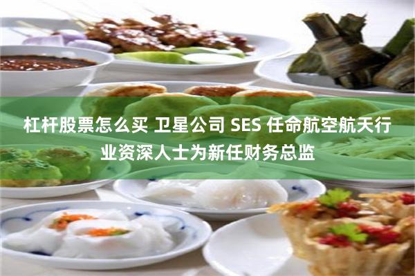杠杆股票怎么买 卫星公司 SES 任命航空航天行业资深人士为新任财务总监