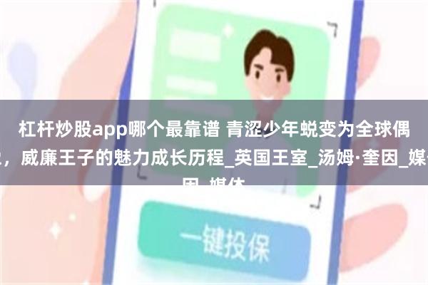 杠杆炒股app哪个最靠谱 青涩少年蜕变为全球偶像，威廉王子的魅力成长历程_英国王室_汤姆·奎因_媒体